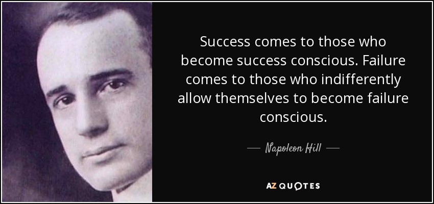 how to become success conscious